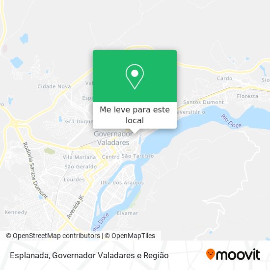Esplanada mapa