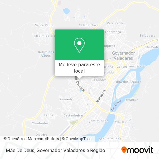Mãe De Deus mapa