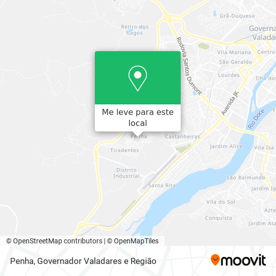 Penha mapa