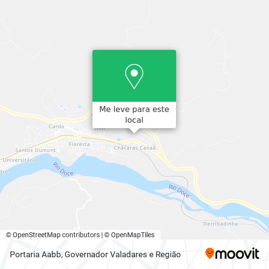 Portaria Aabb mapa
