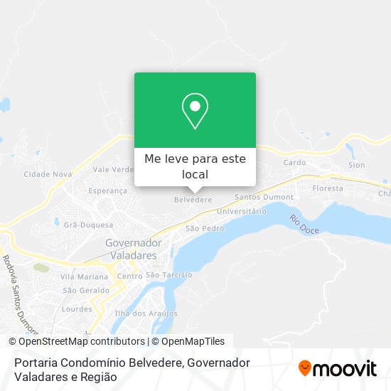 Portaria Condomínio Belvedere mapa