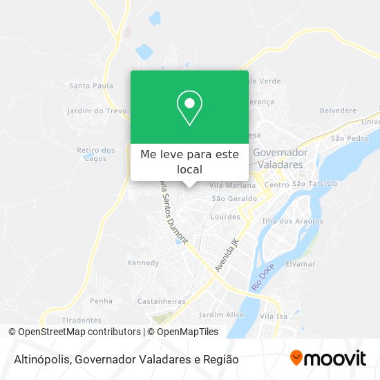 Altinópolis mapa