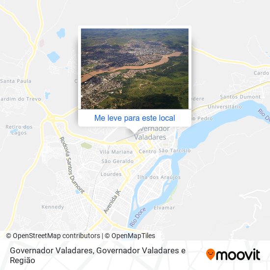 Governador Valadares mapa