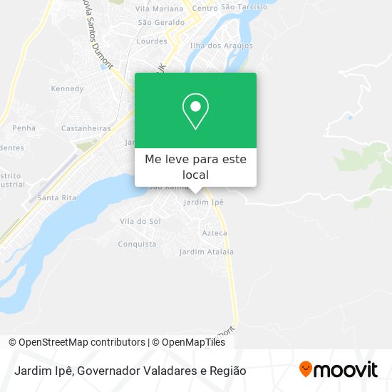 Jardim Ipê mapa