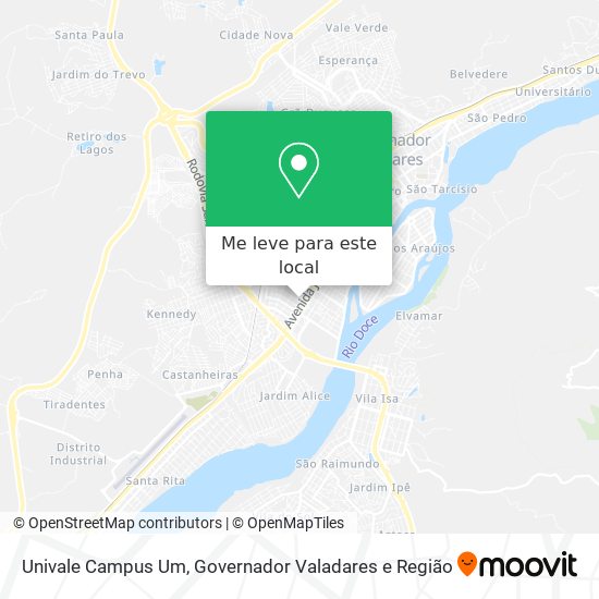 Univale Campus Um mapa