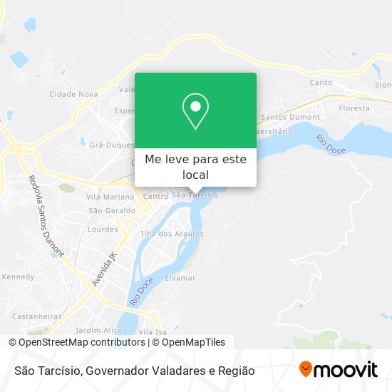 São Tarcísio mapa