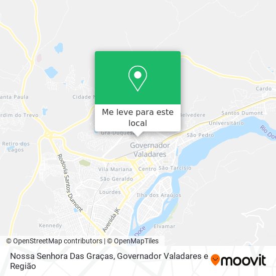 Nossa Senhora Das Graças mapa