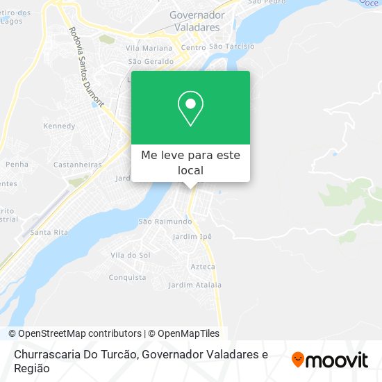 Churrascaria Do Turcão mapa