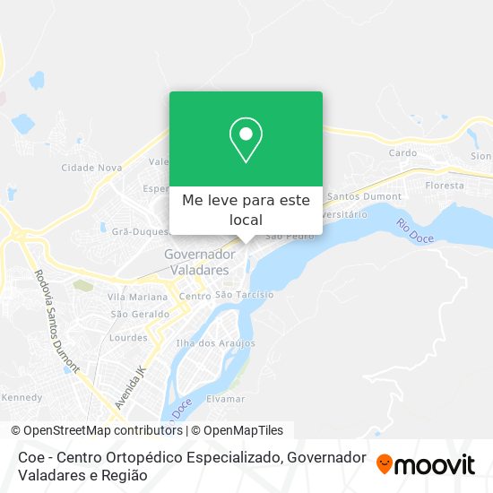 Coe - Centro Ortopédico Especializado mapa