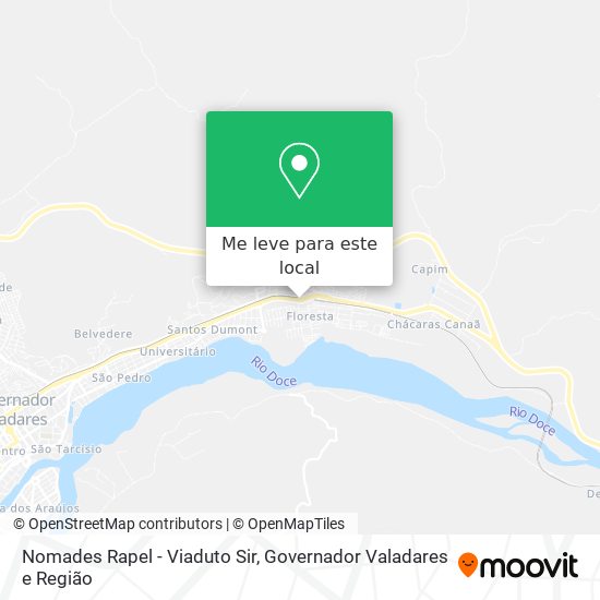 Nomades Rapel - Viaduto Sir mapa