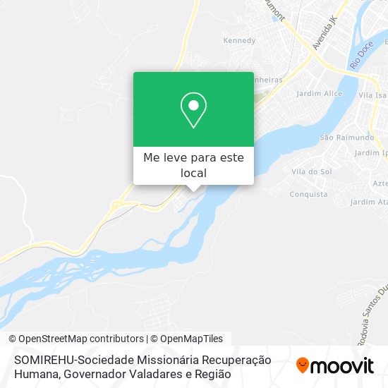 SOMIREHU-Sociedade Missionária Recuperação Humana mapa