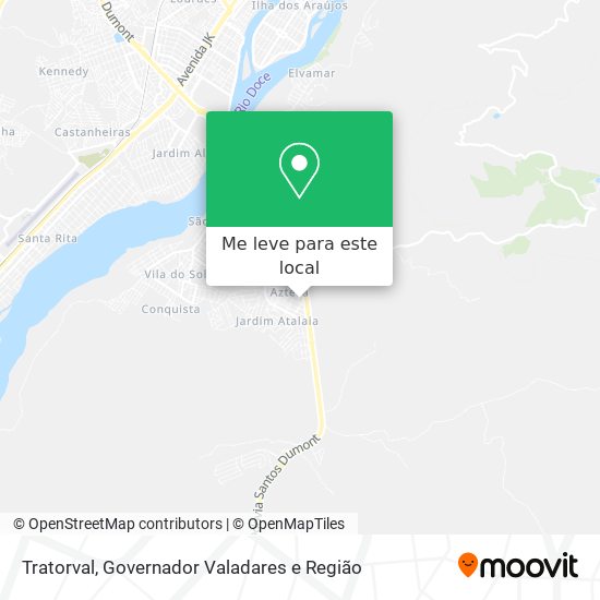 Tratorval mapa