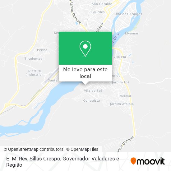 E. M. Rev. Sillas Crespo mapa