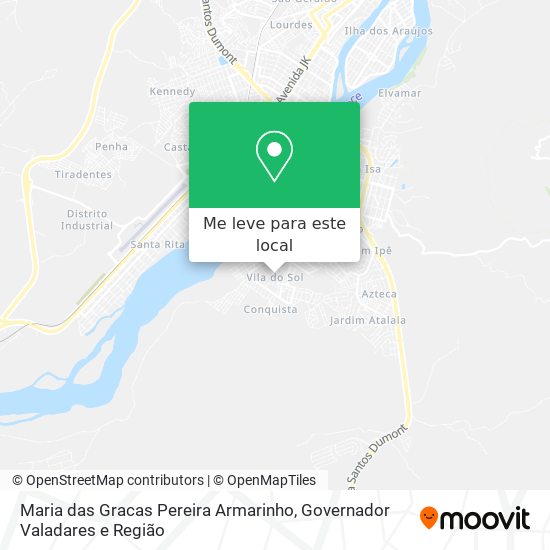 Maria das Gracas Pereira Armarinho mapa