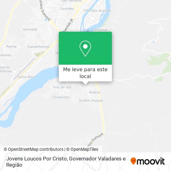 Jovens Loucos Por Cristo mapa
