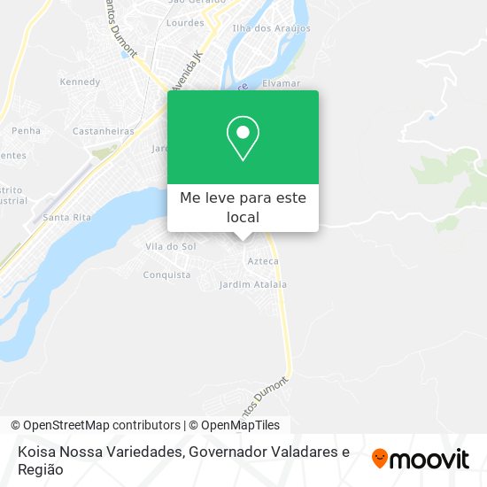 Koisa Nossa Variedades mapa