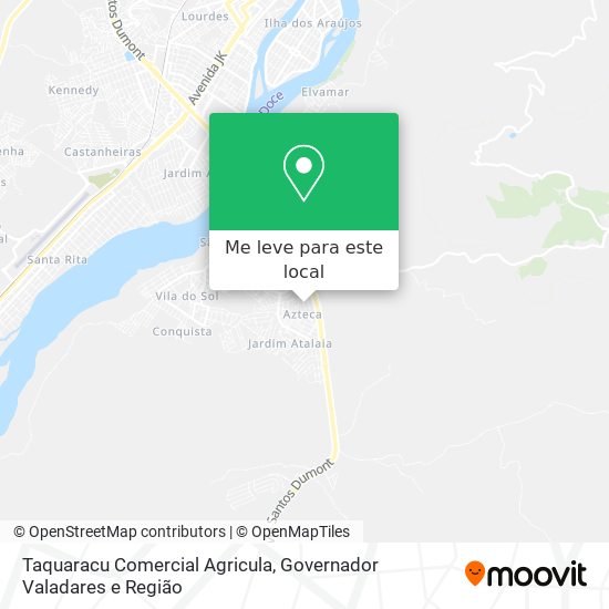 Taquaracu Comercial Agricula mapa