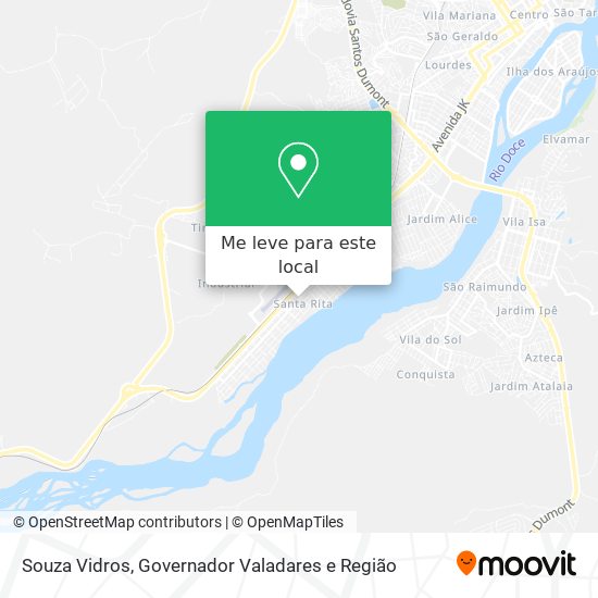 Souza Vidros mapa