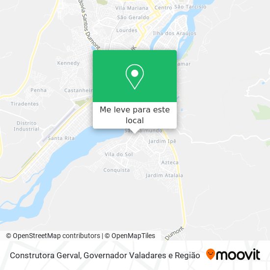 Construtora Gerval mapa