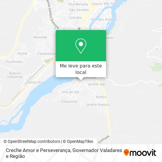 Creche Amor e Perseverança mapa