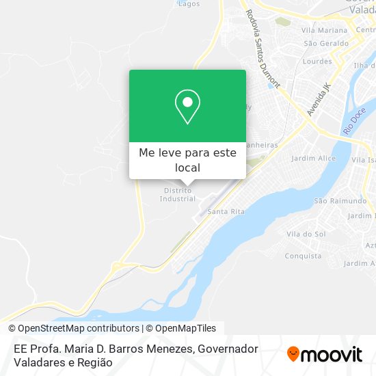 EE Profa. Maria D. Barros Menezes mapa