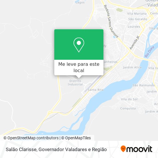 Salão Clarisse mapa