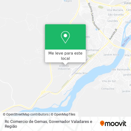 Rc Comercio de Gemas mapa