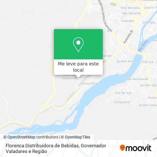 Florenca Distribuidora de Bebidas mapa