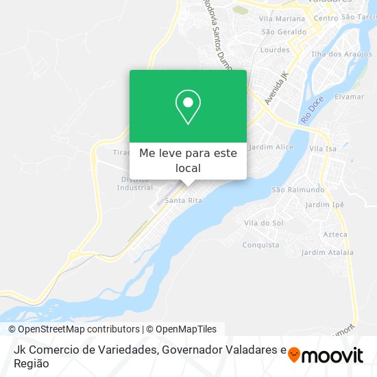 Jk Comercio de Variedades mapa