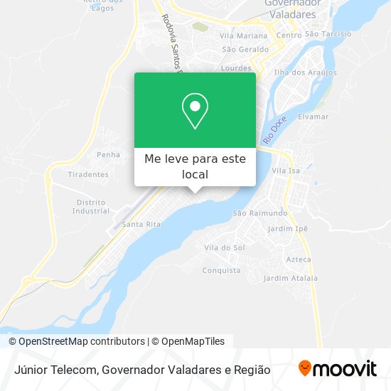 Júnior Telecom mapa