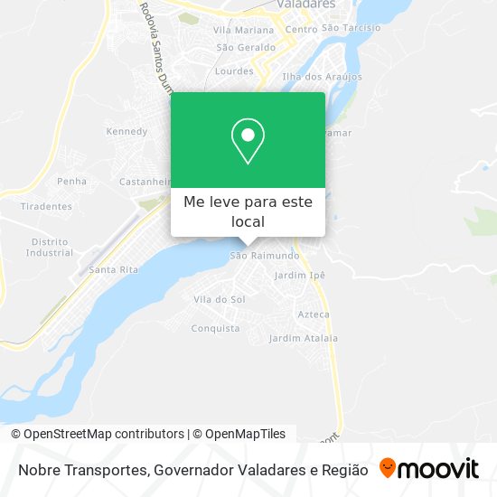 Nobre Transportes mapa