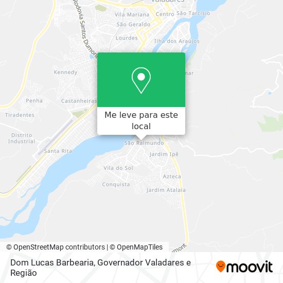 Dom Lucas Barbearia mapa