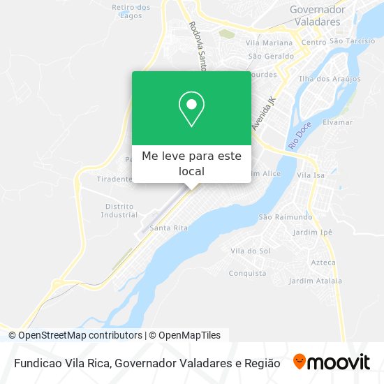 Fundicao Vila Rica mapa