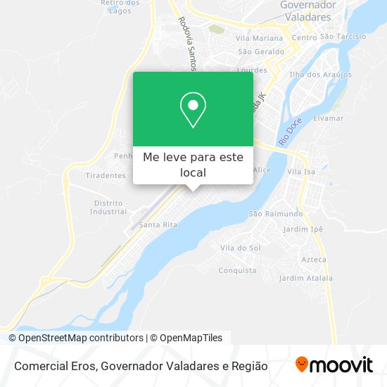 Comercial Eros mapa