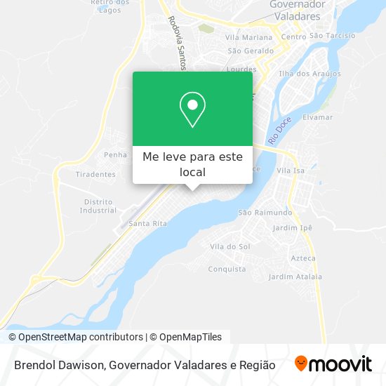 Brendol Dawison mapa