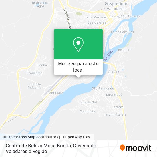 Centro de Beleza Moça Bonita mapa