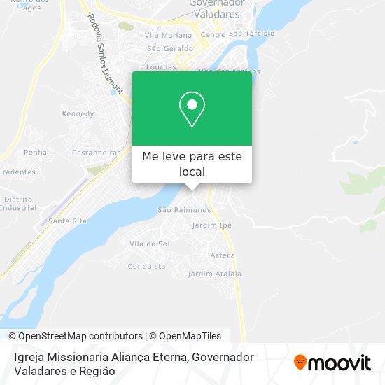 Igreja Missionaria Aliança Eterna mapa