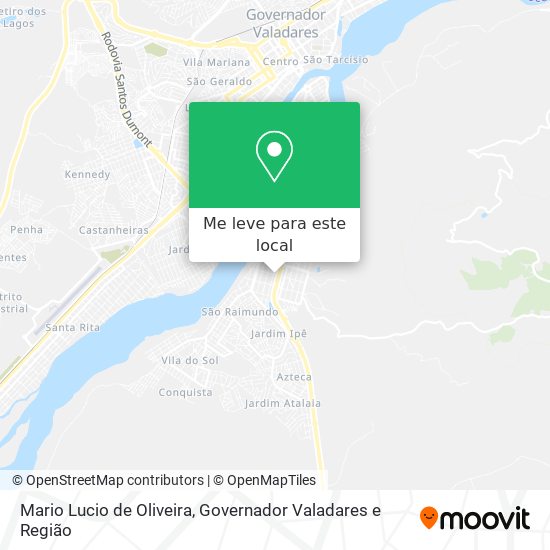 Mario Lucio de Oliveira mapa