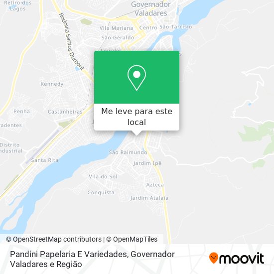 Pandini Papelaria E Variedades mapa