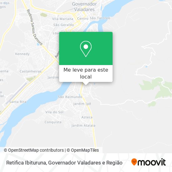 Retifica Ibituruna mapa