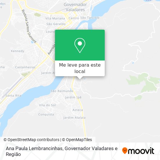Ana Paula Lembrancinhas mapa