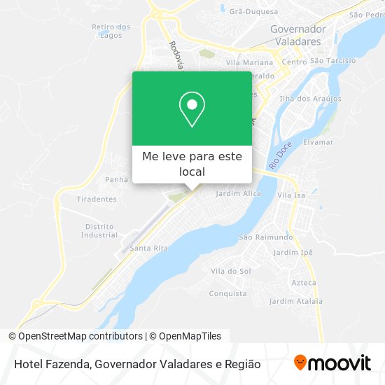 Hotel Fazenda mapa