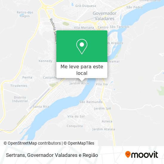 Sertrans mapa