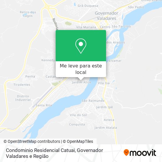 Condominio Residencial Catuai mapa