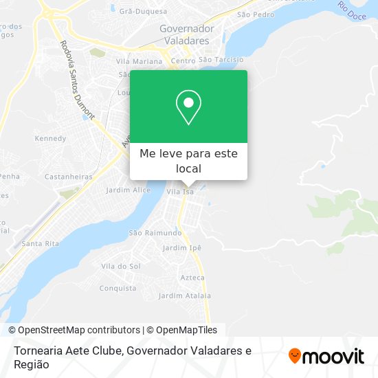 Tornearia Aete Clube mapa