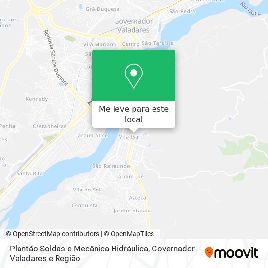 Plantão Soldas e Mecânica Hidráulica mapa