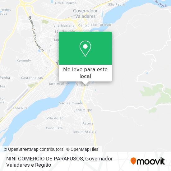 NINI COMERCIO DE PARAFUSOS mapa