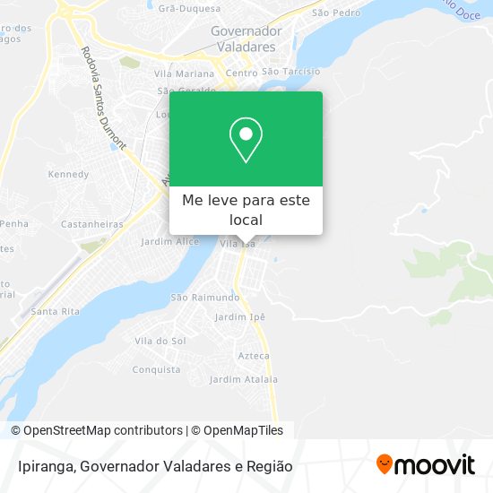 Ipiranga mapa