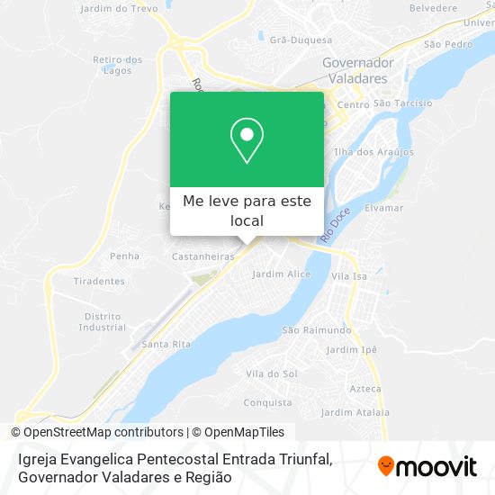 Igreja Evangelica Pentecostal Entrada Triunfal mapa