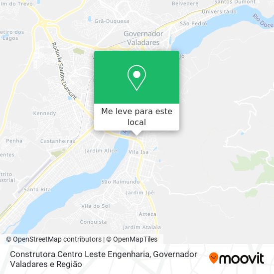Construtora Centro Leste Engenharia mapa